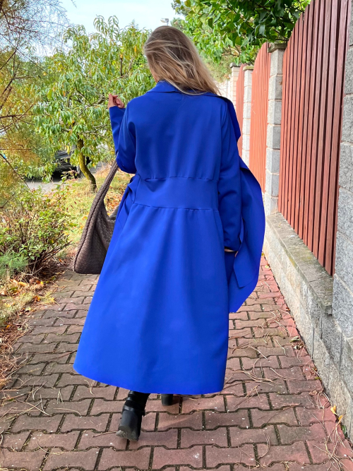 Královsky modrý neoprenový kabátek
