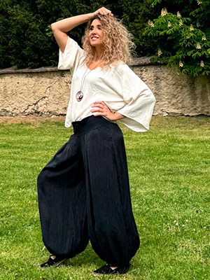 Harémky Tenzel Deep Indigo