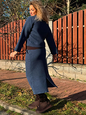 Sukně modrá