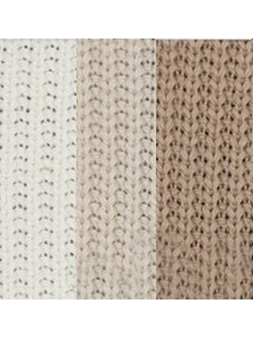 Smetanový krátký svetr rozevírací