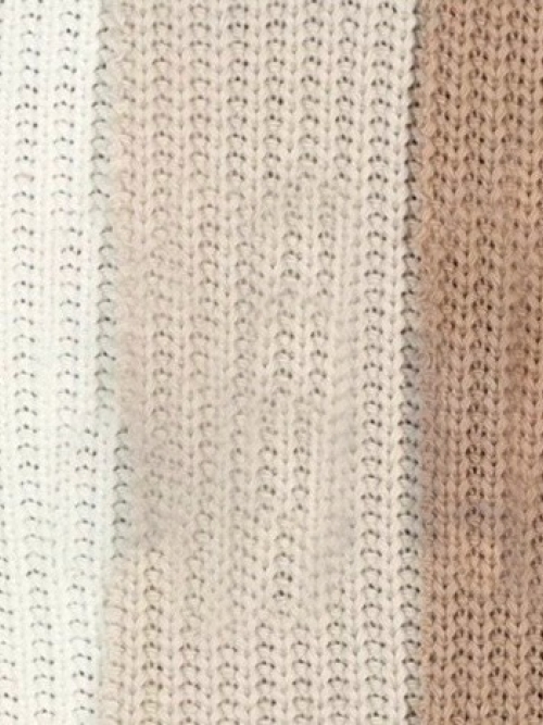 Světle hnědý kardigan s kapucí