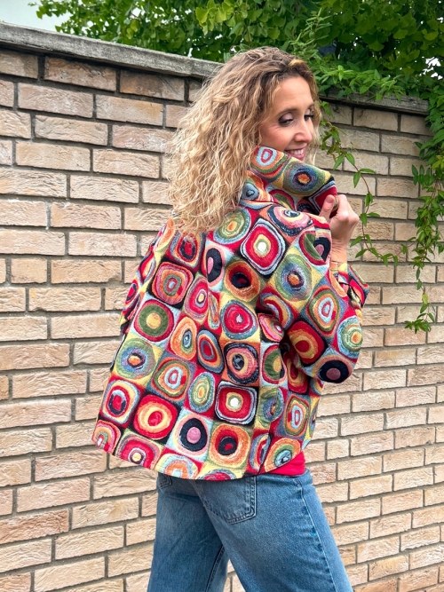 Kabátek netopýr barvy