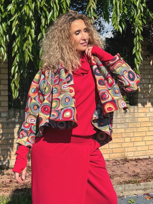 Kabátek netopýr barvy