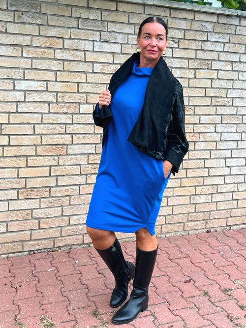 Kabátek netopýr černý s leskem