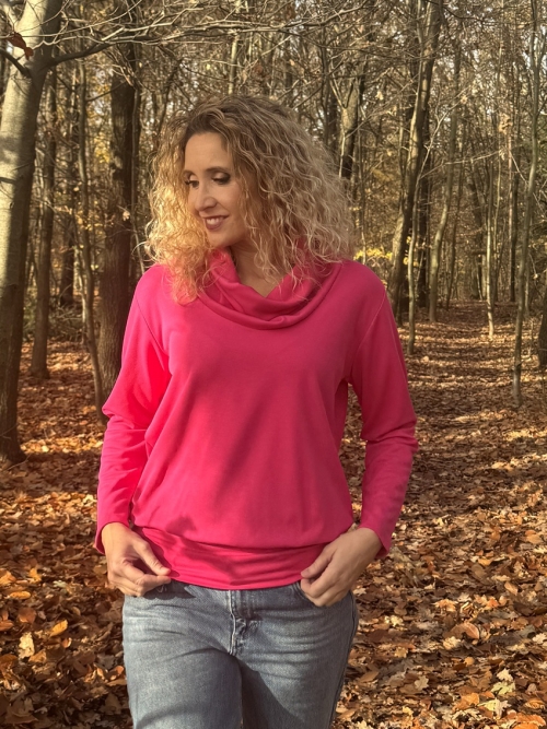 Rolák s pružným pasem cyklámen