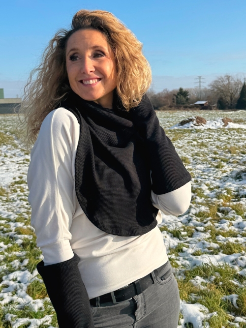 Nátepníky černá vaflovina