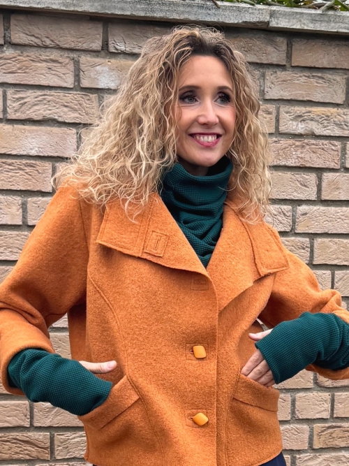 Nátepníky tmavě zelená vaflovina