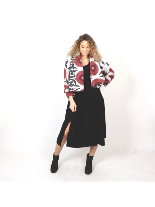 Šaty s rozparky černé