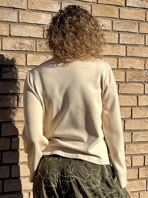 Svetřík bavlněný světlý