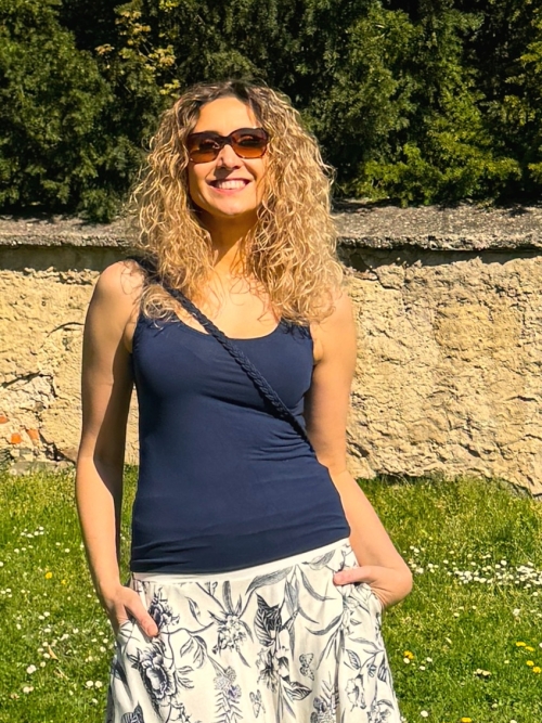 Tričko bez rukávů tmavě modré