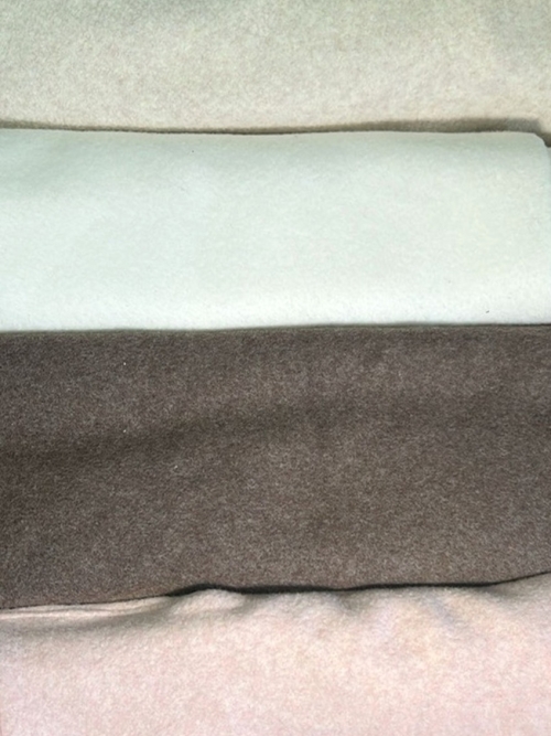 Zimní kabát pařená vlna hnědý cik cak zateplený