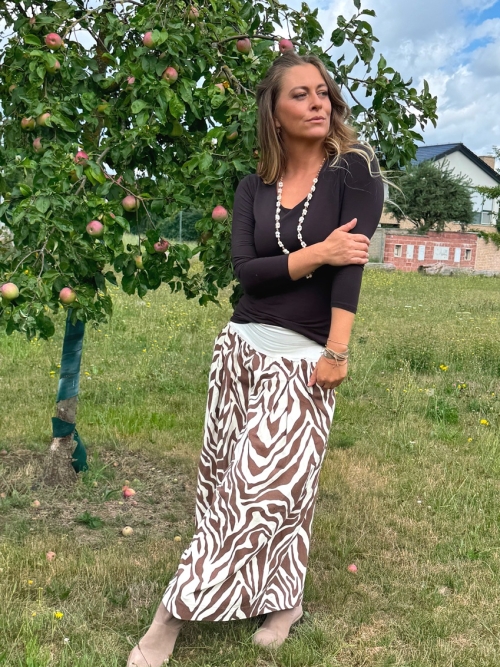 Kalhotová sukně maxi safari