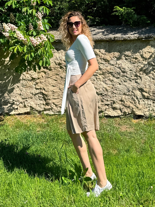 Kalhotová sukně tencel