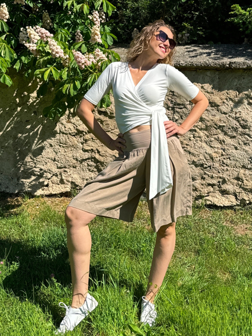 Kalhotová sukně tencel