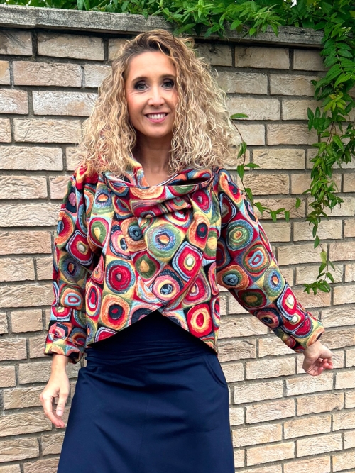 Kabátek netopýr barvy