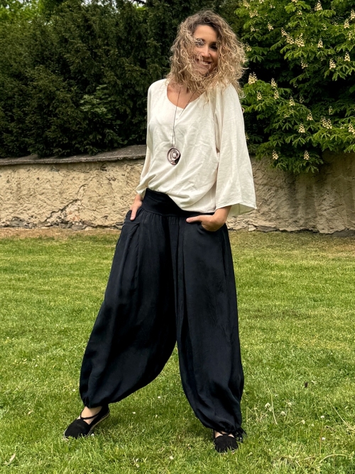 Harémky Tenzel Deep Indigo