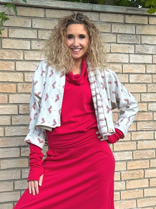 Kabátek netopýr lněný