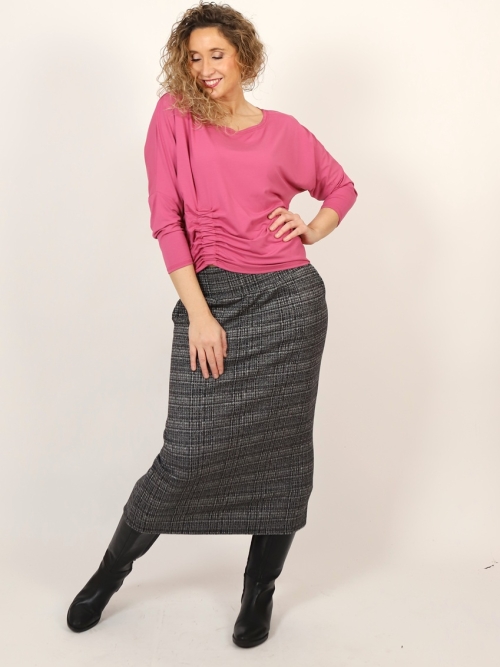 Sukně šedo-černá