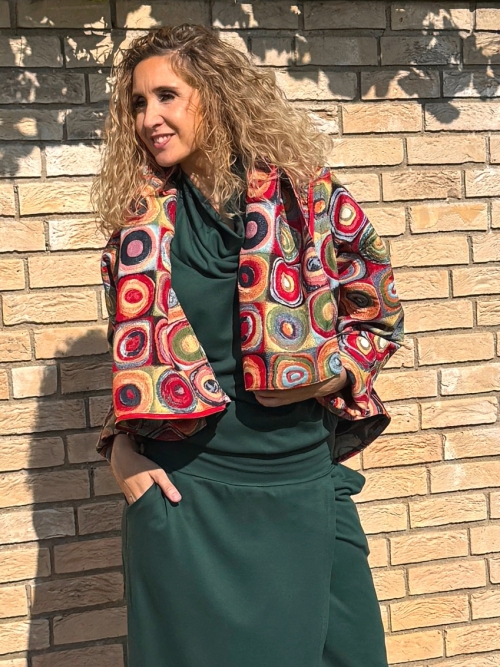 Kabátek netopýr barvy