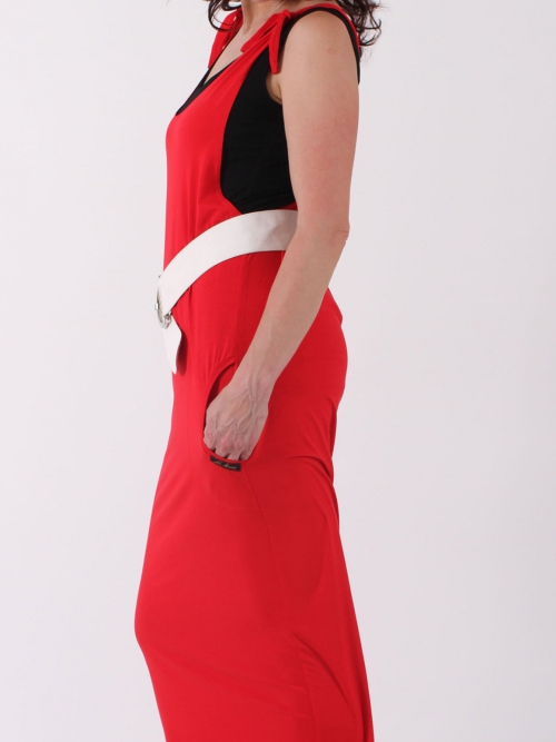 Šatová sukně červená dlouhá